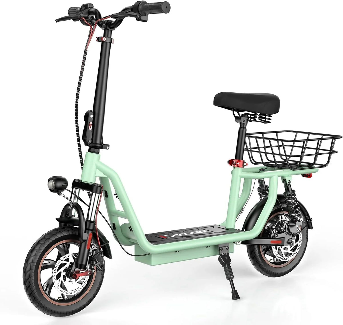 iScooter Electric Scooter With Seat, 500W, 21 Miles, 15.6 mph - i12