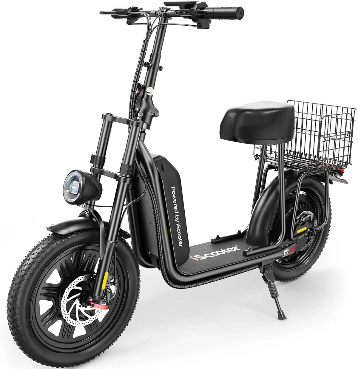 iScooter Electric Scooter With Seat, 500W, 21 Miles, 15.6 mph - i12