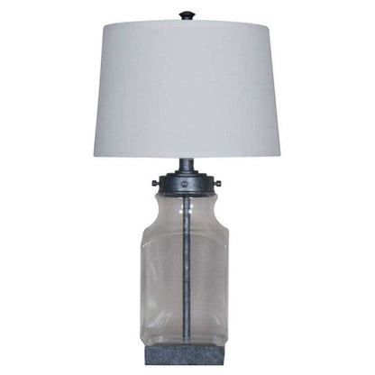 Ashley Furniture Table Lamp With Smoky Glass Base - L428034
