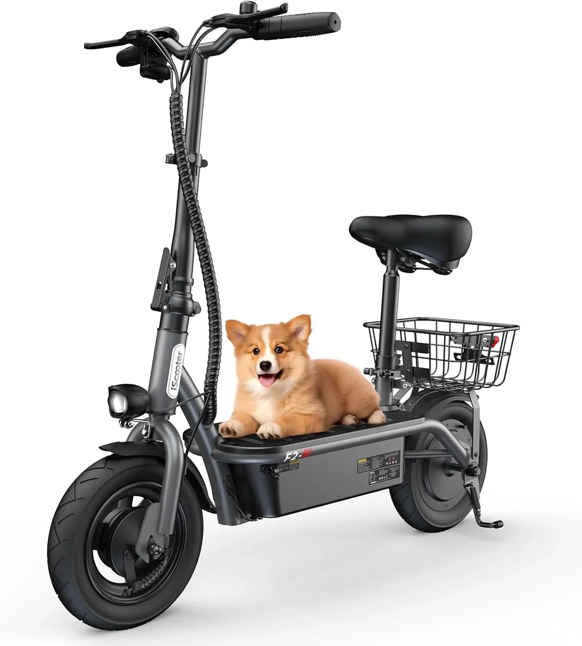 iScooter Electric Scooter With Seat, 500W, 21 Miles, 15.6 mph - i12