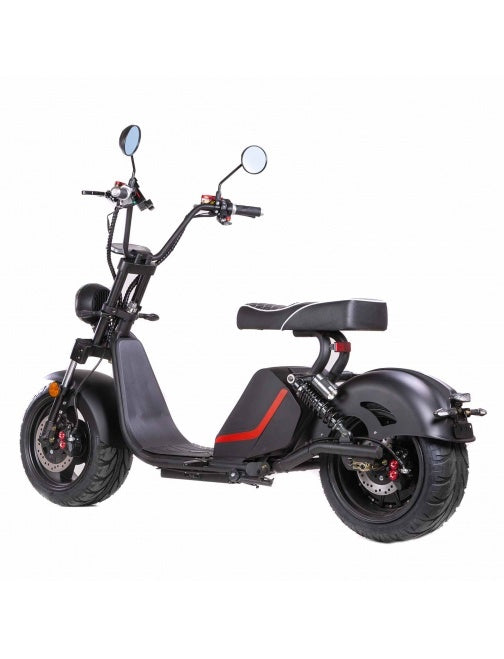 3000W 60V Dual-Seat Electric Scooter - Chopper-Style City Commuter