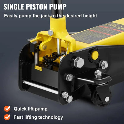 VEVOR Low Profile Hydraulic Floor Jack, 3 Ton, Steel - S508