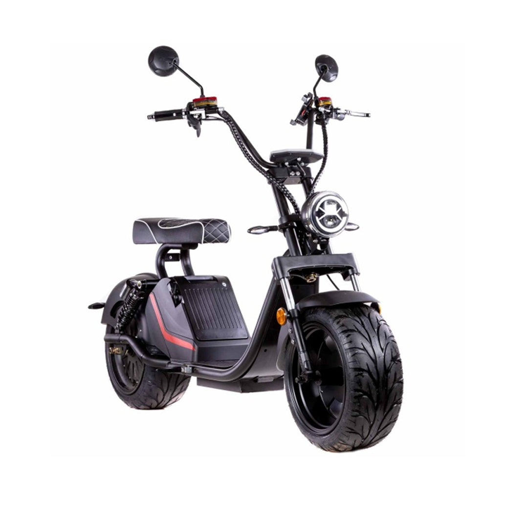 3000W 60V Dual-Seat Electric Scooter - Chopper-Style City Commuter